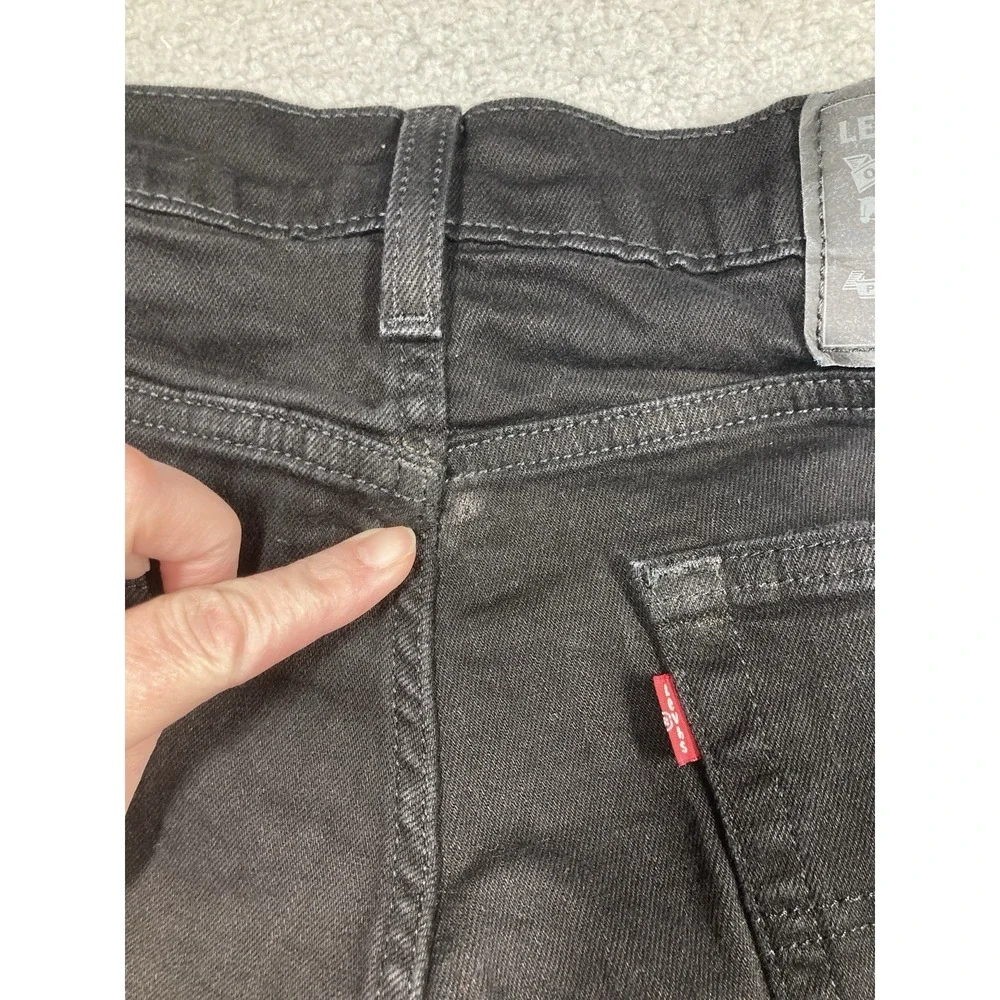 Levis 505 Jeans Mens 34x30 (31x28) Black Straight Classic Cowboy Rodeo Western‎